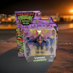 TMNT Mutant Mayhem Wingnut Robo-Bat Action Figure Playmates New Sealed
